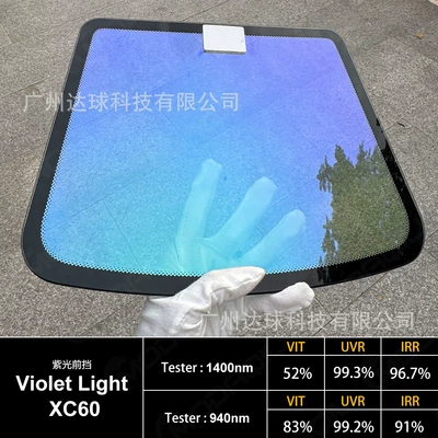 Automotive Film Reflective Film, Privacy Film, Car - width-152mx-length-15m-purple-light-front-guard-xc60