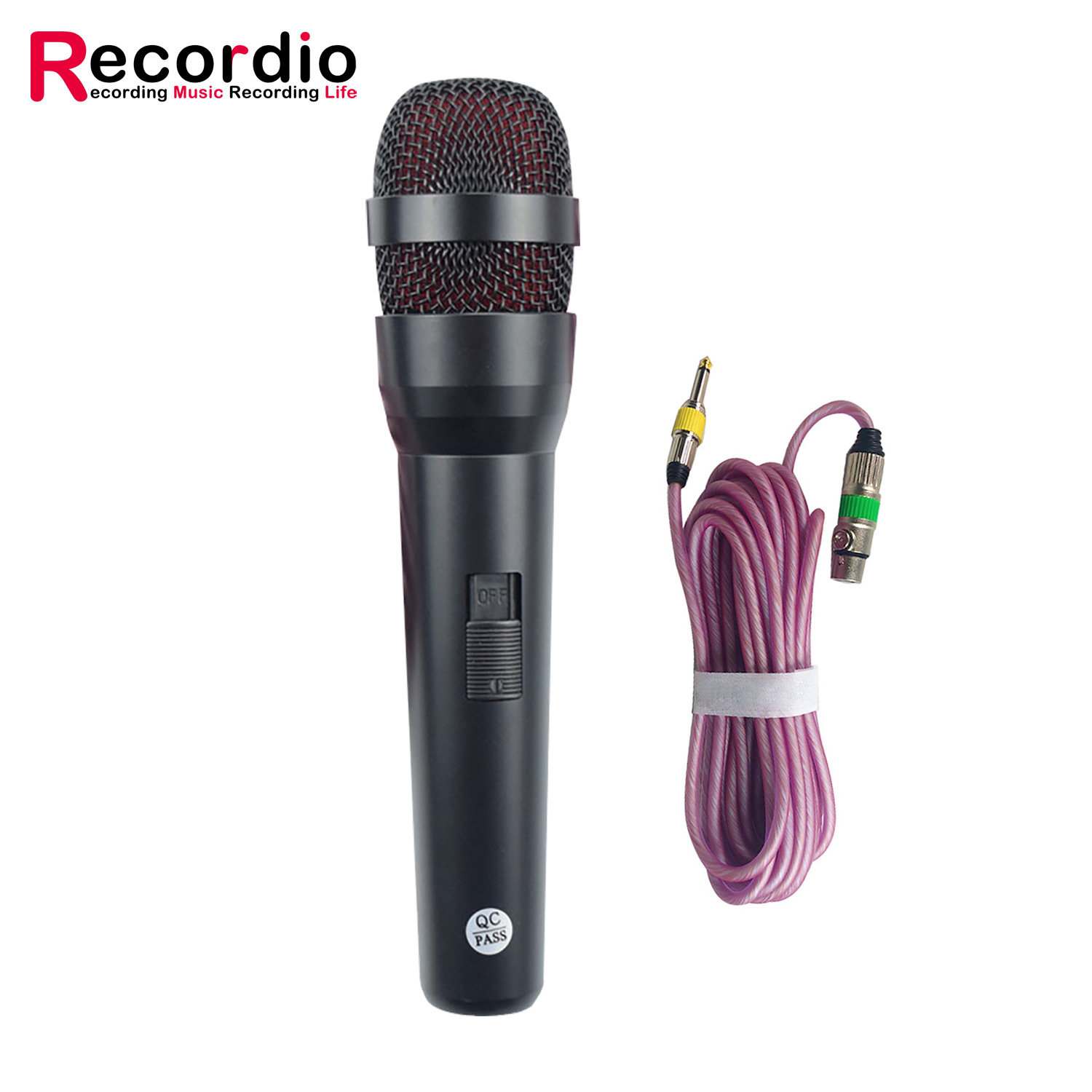 Private model wired microphone moving coil sound card live studio inside and outside computer karaoke stage audio amplifier handheld microphone