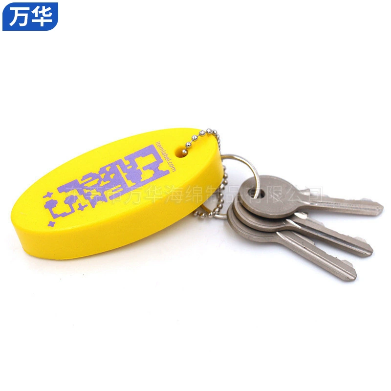 Заводской брелок из пены EVA с погружным губчатым буйком, плавающий брелок из пенополиуретана, подвеска из пенопласта