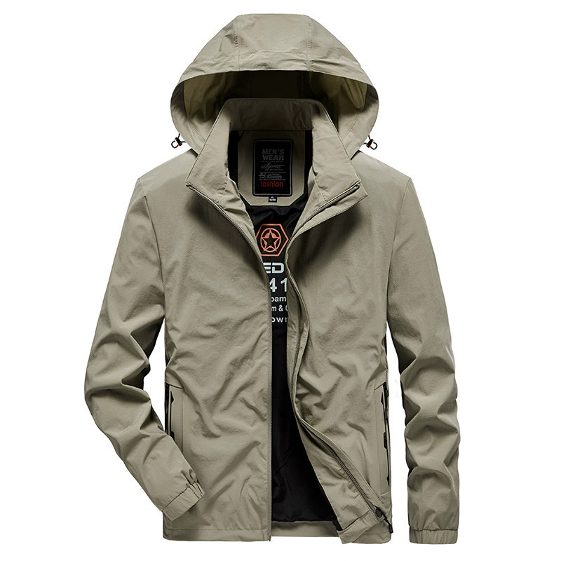 9910, зимняя стеганая куртка с хлопковой подкладкой, теплая ветрозащитная куртка на флисовой подкладке, свободная прямая Мужская однотонная верхняя одежда с логотипом