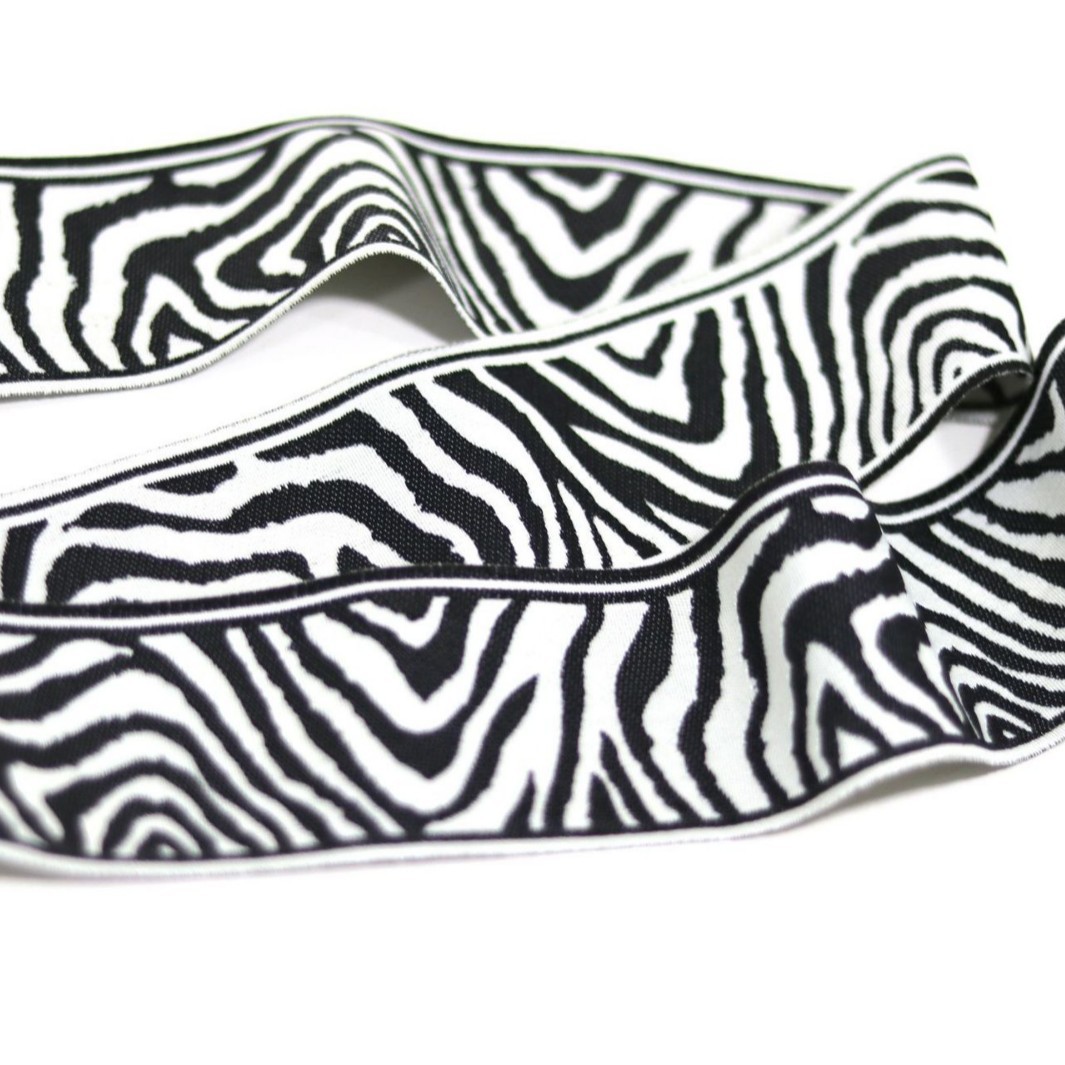 5cm de ancho de alta precisión patrón Tigre cinta ropa sofá almohada textil hogar Decoración de tela con cinta de tela