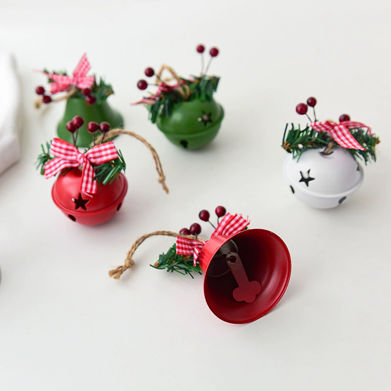 Small bell with bow, Christmas pendant, decorations, (Cross-border trading), handmade