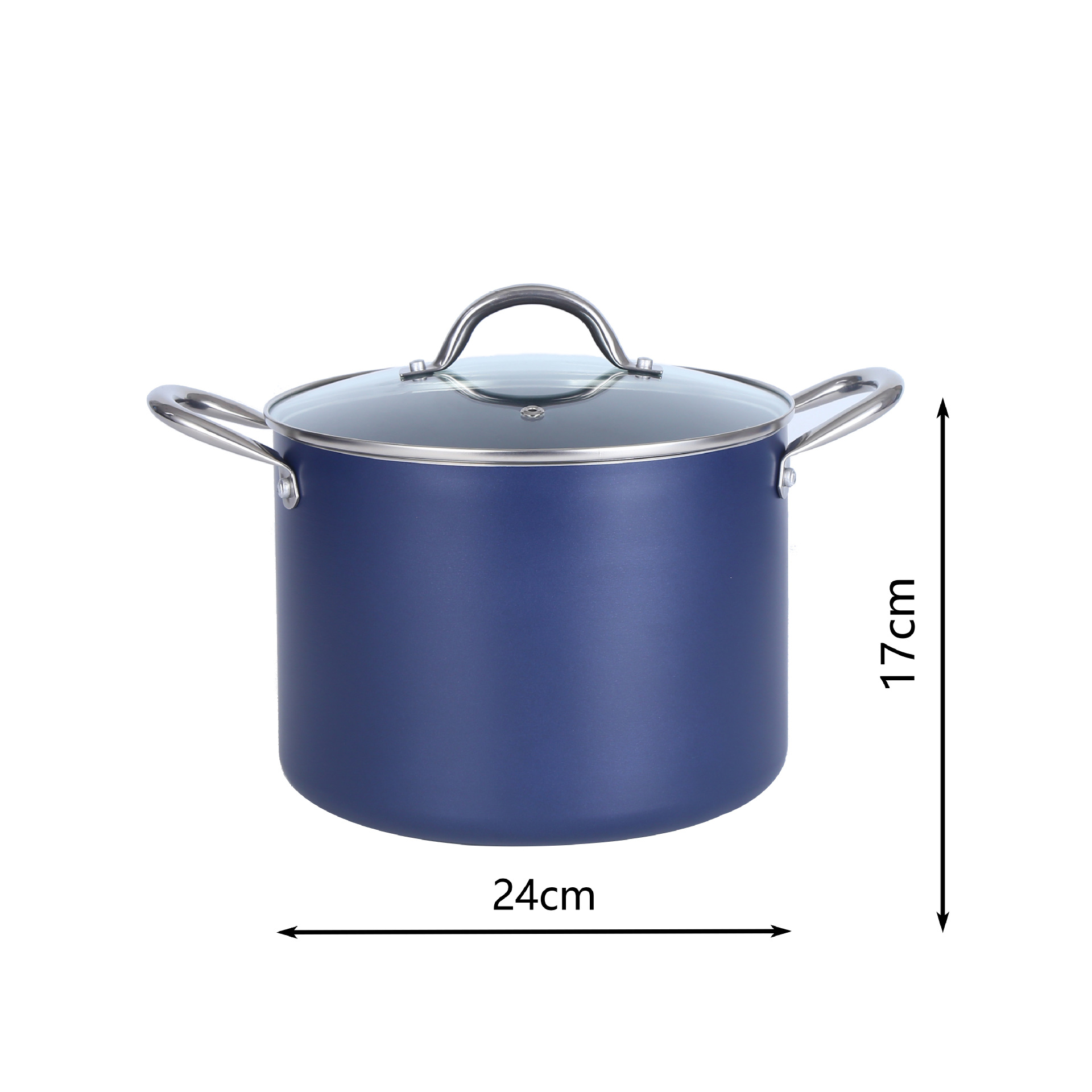 Nueva olla de sopa antiadherente de doble oído de gran capacidad para cocinar en el hogar olla de fideos instantáneos olla de regalo al por mayor