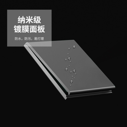 Wholesale skin-feel gray 86 type concealed two-three-plug five-hole socket large plate frosted single switch wall panel