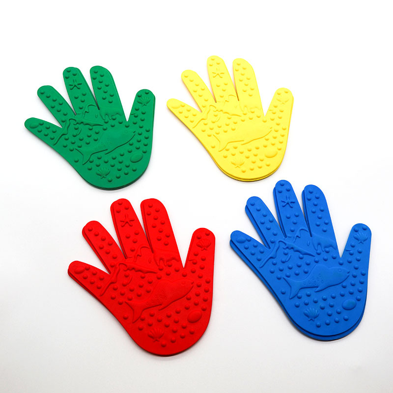 Equipo de entrenamiento sensorial para niños huellas huella de mano pie signo placa Palm pad divertido equipo de entrenamiento sensorial