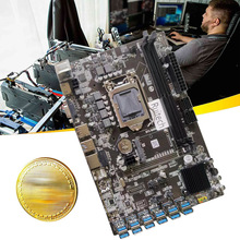 现货电脑主板B250C 12个pcie显卡槽1151接口DDR4代8P 6P 12p主板