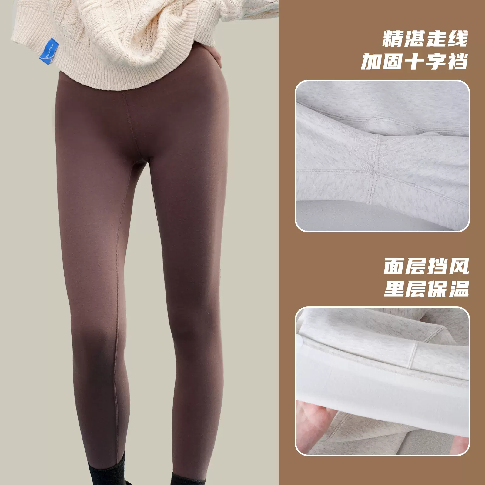 无尴尬线九分芭比裤可外穿女士高腰收腹提臀打底裤提臀修身瑜伽裤