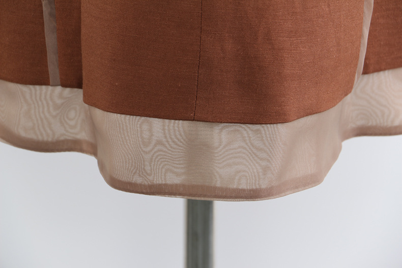 GraceChic 25 Set due pezzi da donna, blazer + pantaloni, patchwork in lino, stile a blocchi di colore, autunno inverno, moda 1827_voghion.com