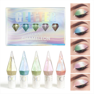 LOOKAVE���Q׃ɫ����ӰҺ��ˮ��W׃ɫҺ�w��ӰGlitter Eyeshadow