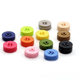 Factory Direct Supply black and white resin button round thin edge four-eye button overalls uniform button clothing accessories