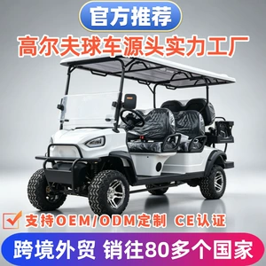 New cross-border foreign trade golf cart, scenic area sightseeing vehicle, suitable for connecting to 2-8 passenger golf carts in guesthouses and hotels