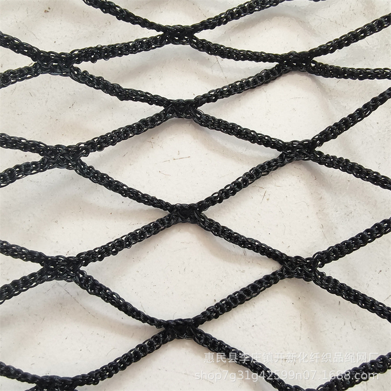 钻石孔涤纶绳网 菱形孔尼龙绳网 锦纶绳网
