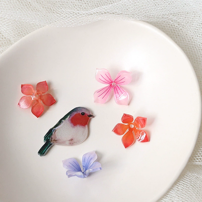 Серьги ручной работы, аксессуар, китайская заколка, украшения, цветочная, сделай сам