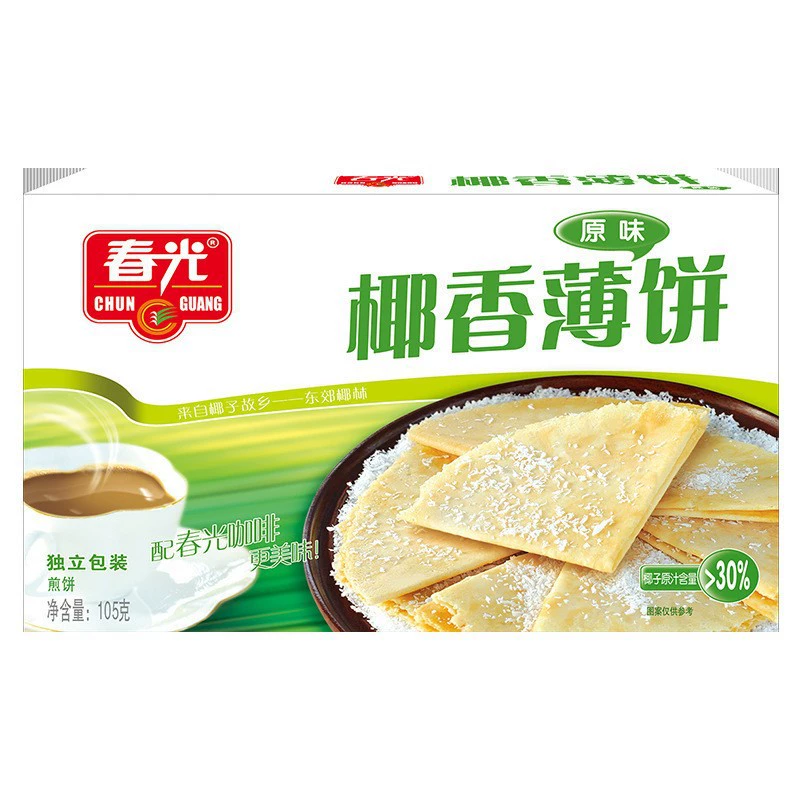 Кокосовый торт Чунгуанга (оригинал) 150 г оригинальный вкус манго-дуриан смешанные хрустящие печенья оптом