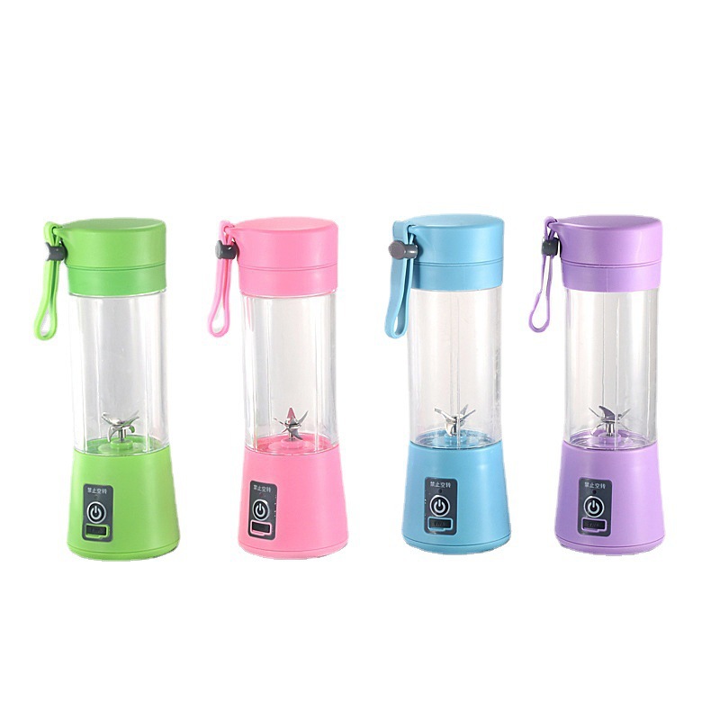 Fabricantes transfronterizos portátiles mini 6 hojas cortadora pequeña jugo doméstico USB carga jugo eléctrico jugo