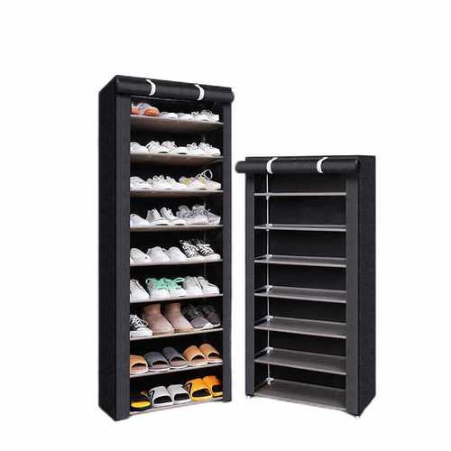 lmn Simple Steel Frame Multi-layer Assembled Dustproof Shoe Cabinet for Student Dorms and Homes Economical Shoe Cabinet