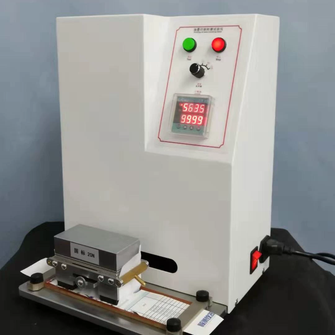 Машина для испытания обесцвечивания печати чернильной краски, машина для испытания обесцвечивания бумажных чернил, износостойкая испытательная машина