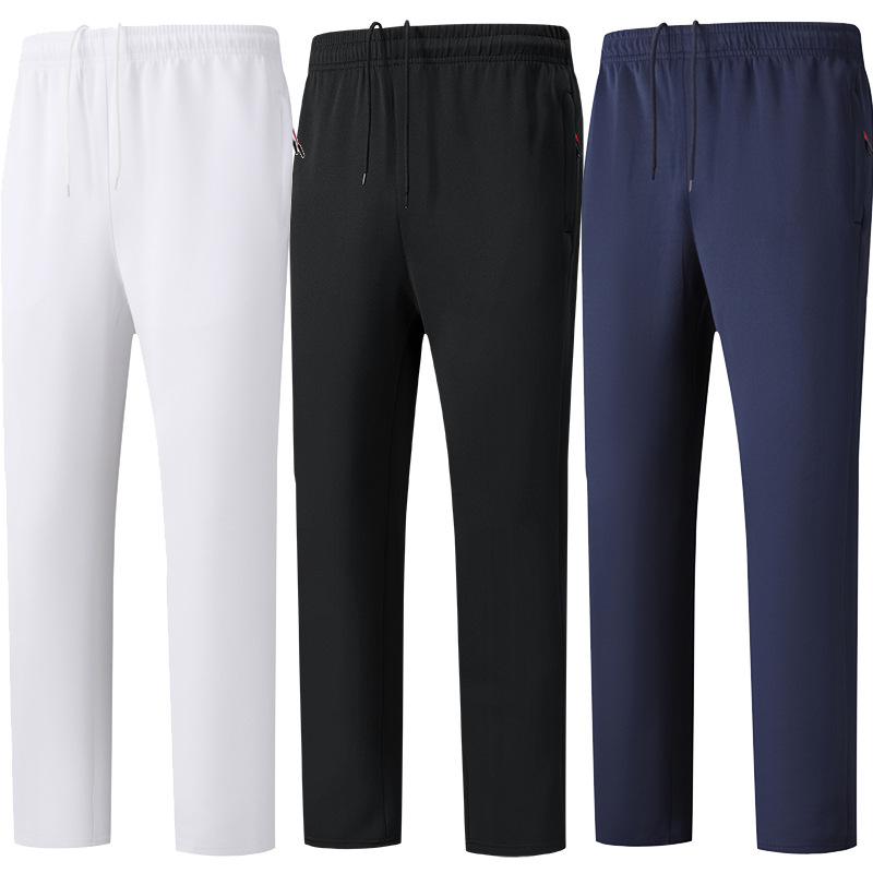 demi-season sports children's black white trousers for men and women
