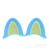 Cat ears blue and yellow