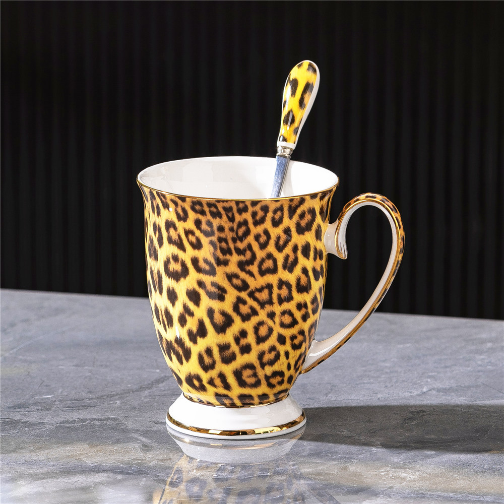Taza de porcelana fina de estilo europeo, taza de oficina, taza para desayuno, taza para leche, taza para cerveza, taza para té con leche, taza para café