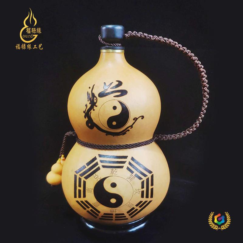 ➲天然酒葫芦 防渗漏手工制作可装酒水酒葫芦挂件摆件批发烙画工