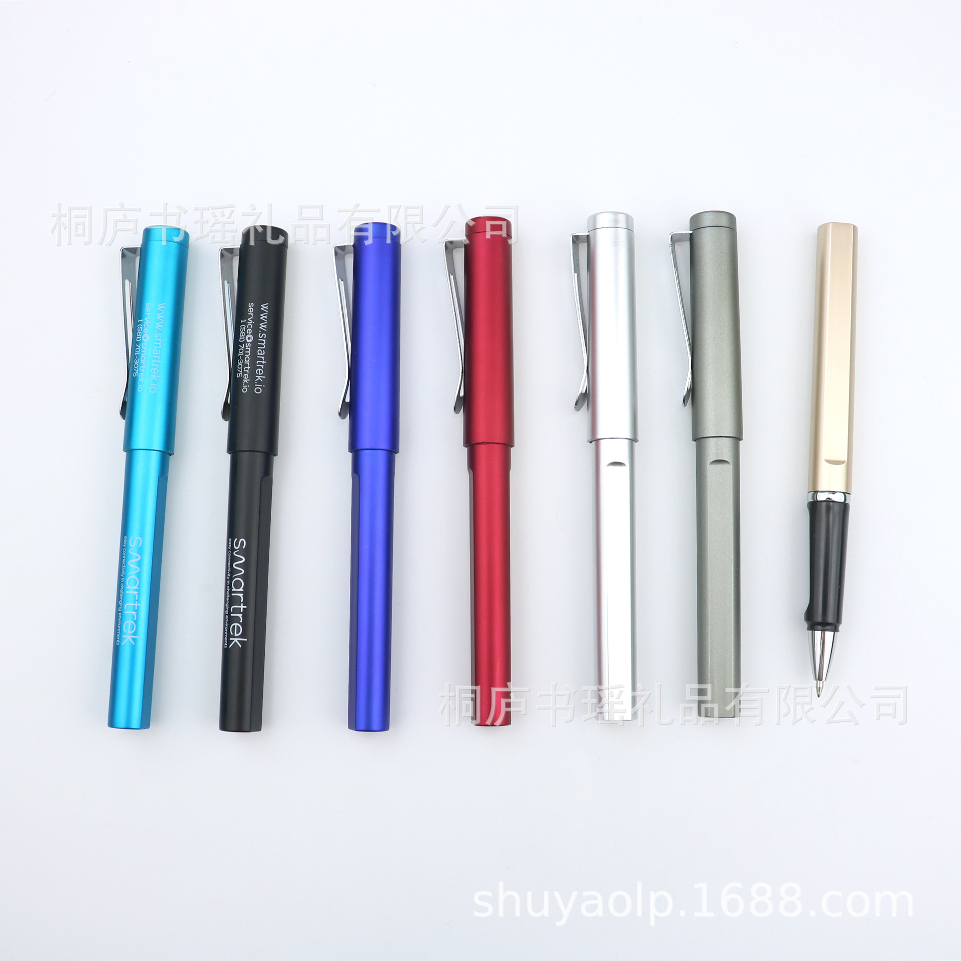 喷漆彩杆中性笔 商务办公签字笔 中小学生文具 广告促销笔可印刷l