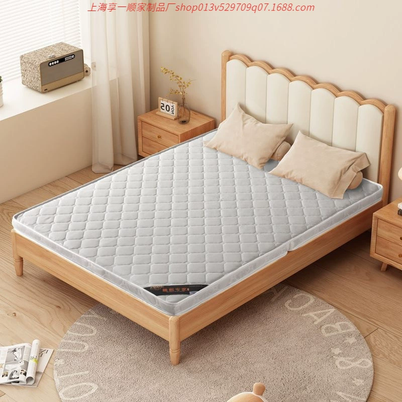 Экологичный матрас из кокосовой пальмы, двуспальный матрас из кокосовой пальмы 1,8 м, жесткий, 1,5 м, утолщенный, экономичный, 0,9 м, складной матрас, производство