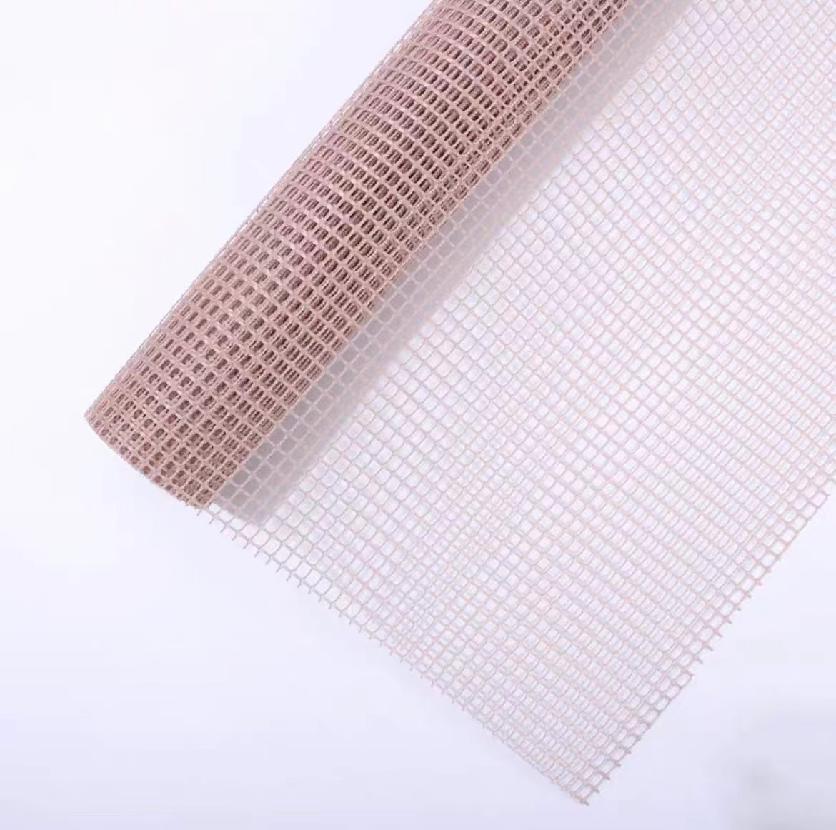 Papel de envolver de flores de malla cuadrada coreana, hilo de flores envuelto en rosas hecho a mano, material de malla de hilo duro, suministros para floristería