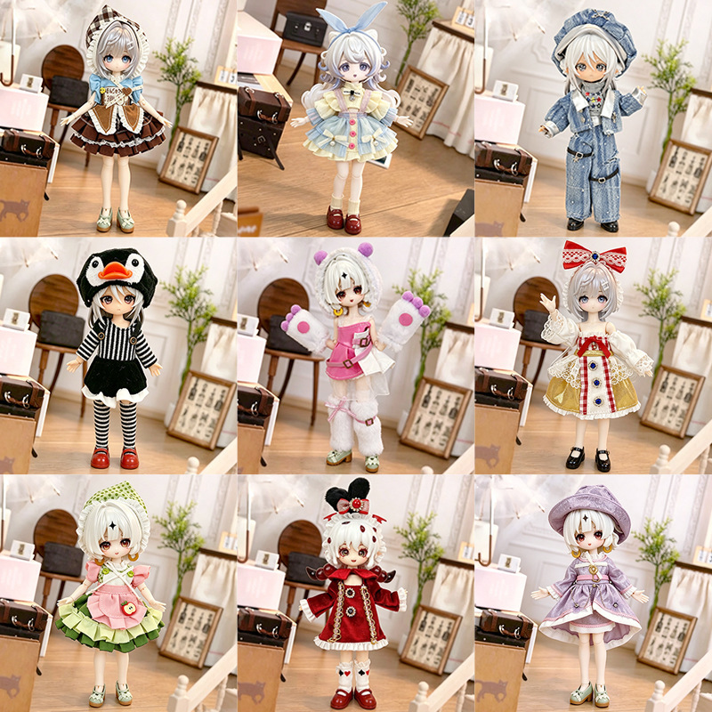 8 Minutes 12 Minutes Ob11 Doll Clothes 11- 17cm Penny Bunny a Si Body Mi Tian Bjd Doll Clothing Set 8 Minutes 12 Minutes Ob11 Doll Clothes 11- 17cm Penny Bunny a Si Body Mi Tian Bjd Doll Clothing Set