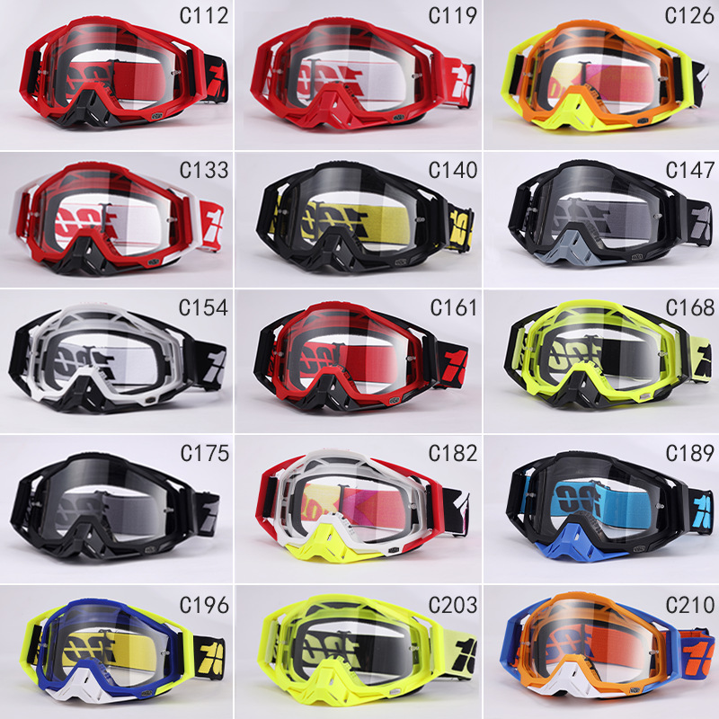 Goggles, Motorcycle Goggles, Ski Goggles, Cross-Border 100% Downhill Off-Road Windproof Goggles, Outdoor 100% Cycling
