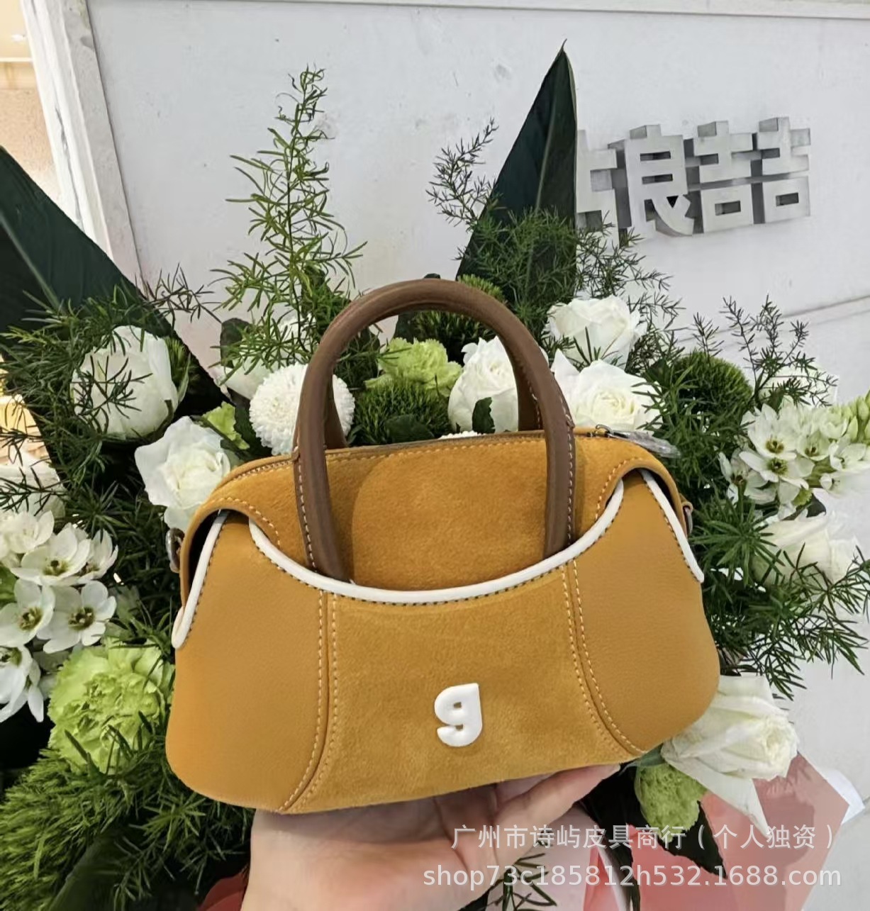 KUNOGIGI New Baseball Boston Bag Mini Original Design Women's Handbag Crossbody Bag - Thumbnail 8
