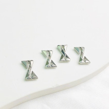 厂家批发 铸造配件 镂空字母Z字 手链项链DIY不锈钢配饰配件现货