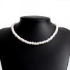 Fashionable chain for key bag , necklace from pearl, accessory, simple and elegant design, European style, wholesale