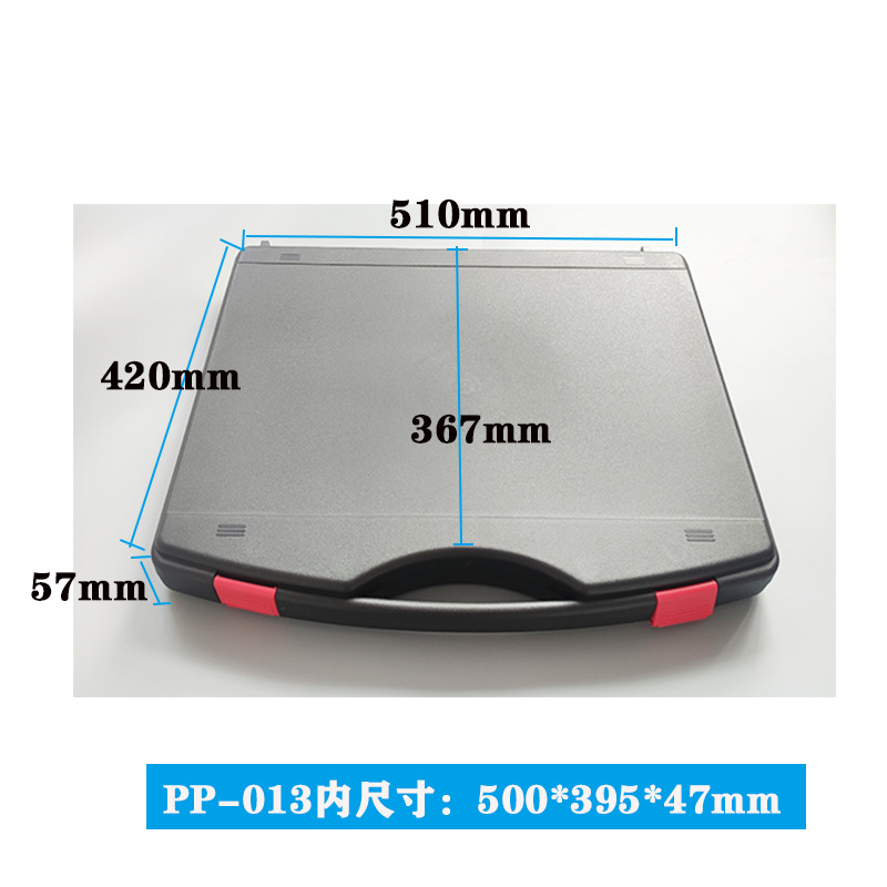 Caja de herramientas de hardware PP Caja de protección de instrumentos ABS Caja de embalaje de plástico general para dispositivos electrónicos de fotografía