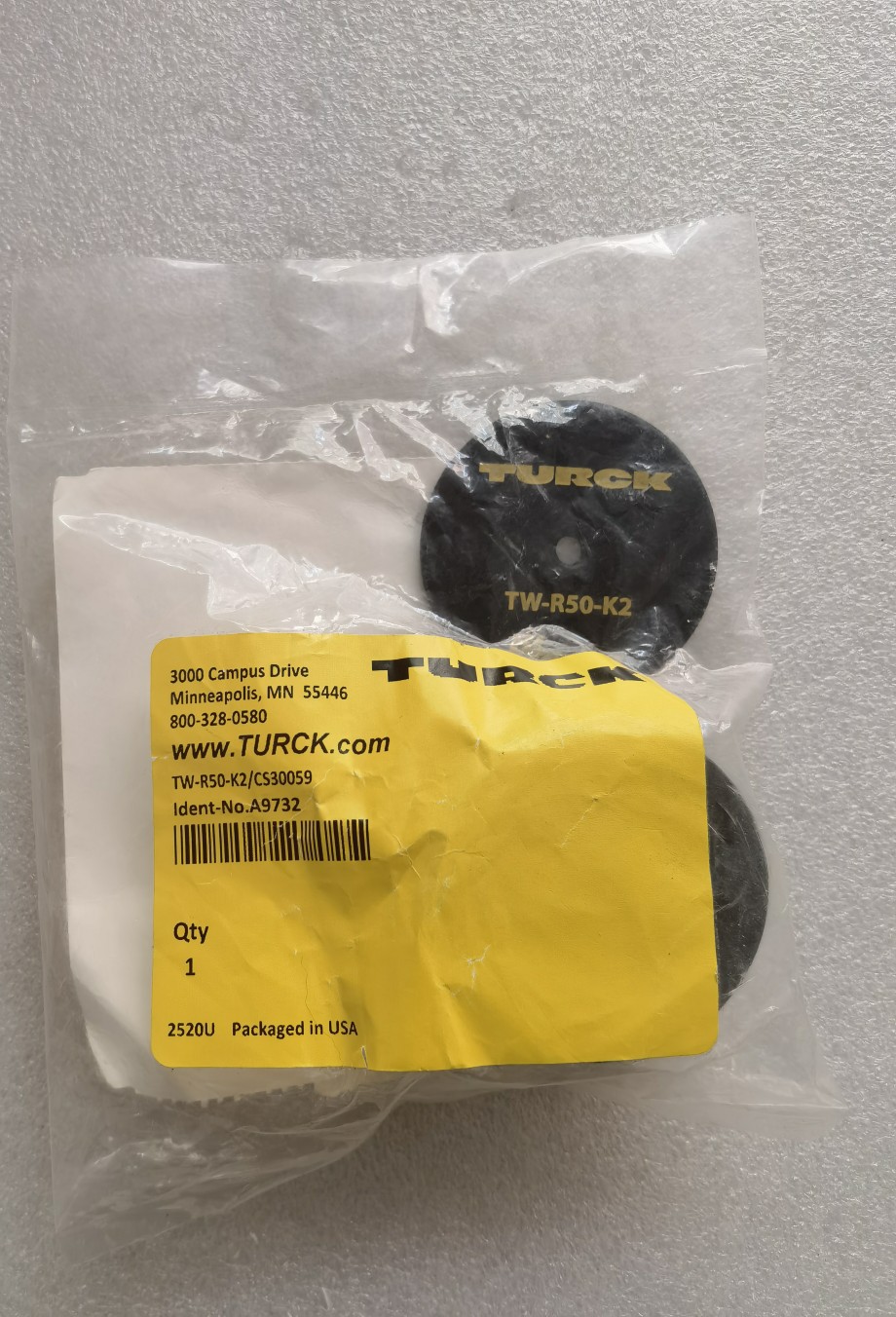 A027*全新原装TURCK图尔克 TW-R50-K2/CS30059 现货
