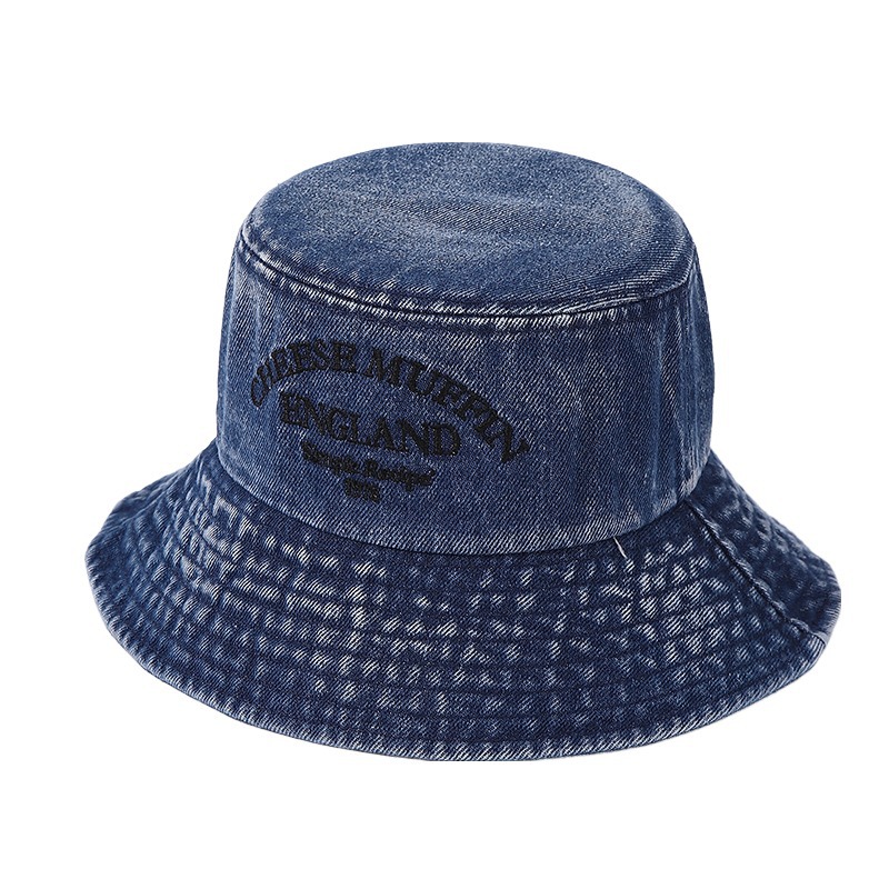 Primavera y otoño niños vaqueros sombrero pescador sombrero de visor grande sombrero de viaje estilo coreano estilo exterior sombrero de baño solar para hombres y mujeres