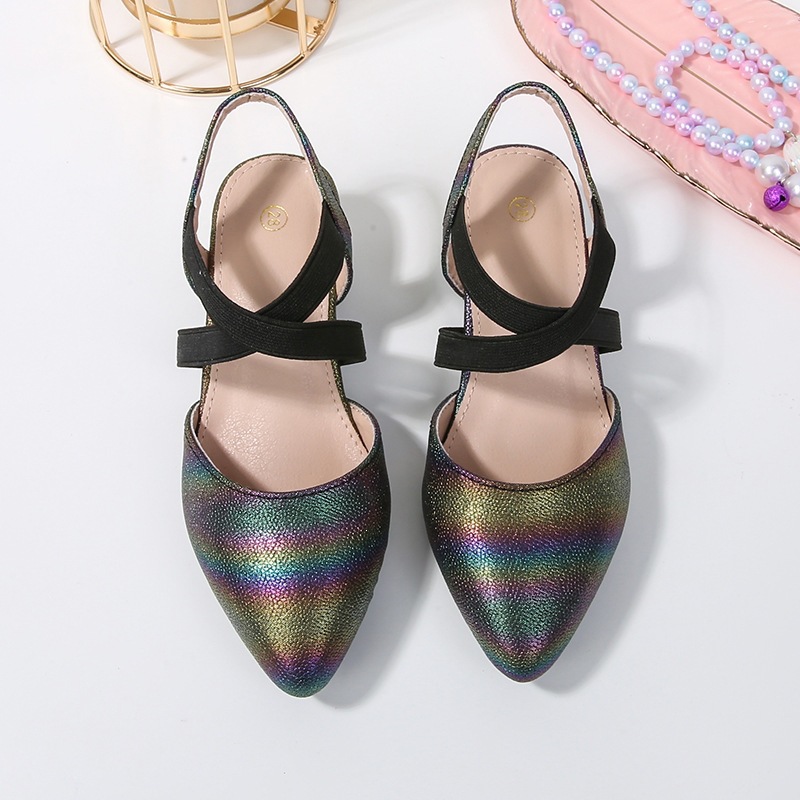 French-Style Hollow Sandals for Women 2026 Spring and Autumn Exquisite High-Heeled Shoes Elegant Dance Shoes for Girls