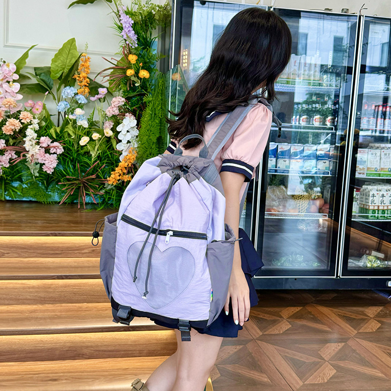 Capacious fashionable Japanese trend backpack