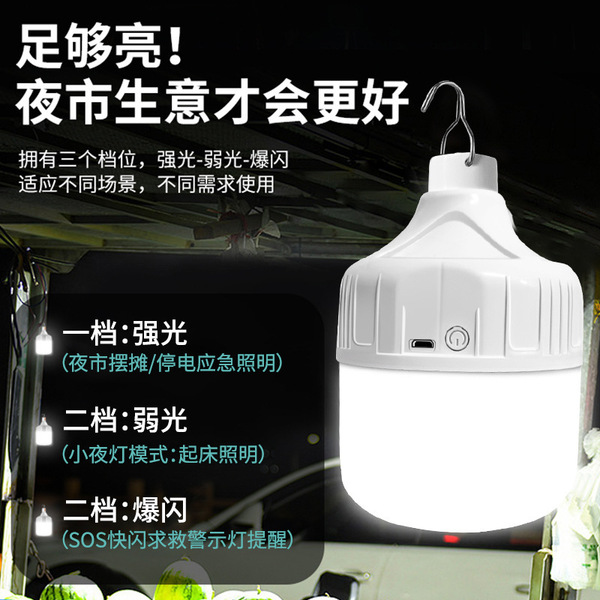 LED super bright travel emergency light for camping