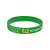 Corintho ONE CorInthians 9:24 Silicone bracelet Sports wrist band green belief wristband