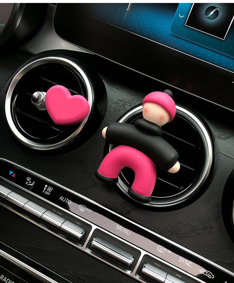 2025 New Villain Car Aromatherapy Car Perfume Air Vent Decoration Diffusing Stone Car Interior Ornament for Women