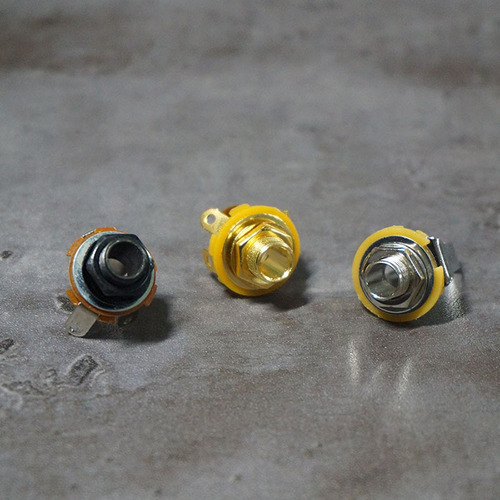 Audio output port, electric guitar bass plug socket connection head 6.35mm plug interface, musical instrument accessories