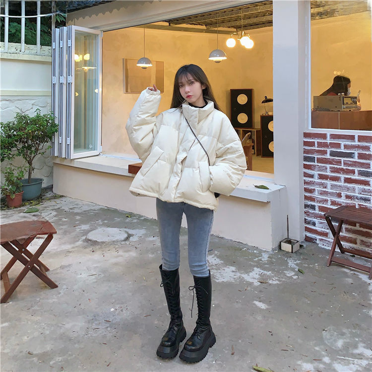 Women's Winter Coat Thickened Warm Padded Jacket Korean Style_voghion.com