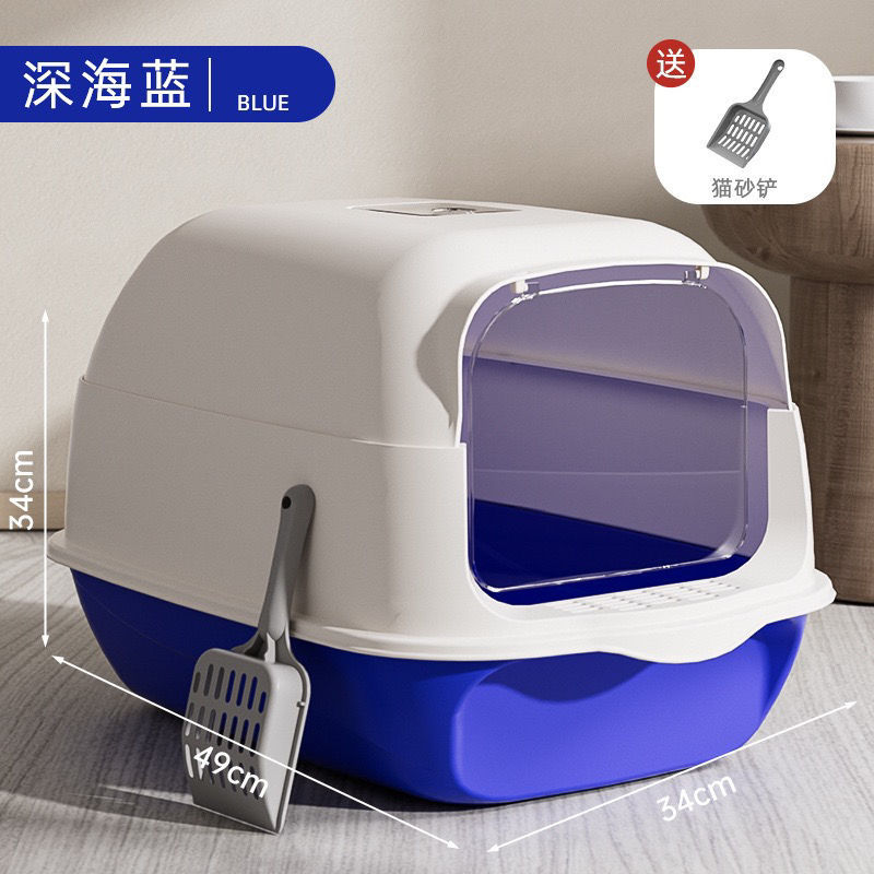 Cajones de arena para gatos super grandes anti-derrames desodorizantes inodoro para gatos super grandes fabricantes de artículos de arena para gatos al por mayor