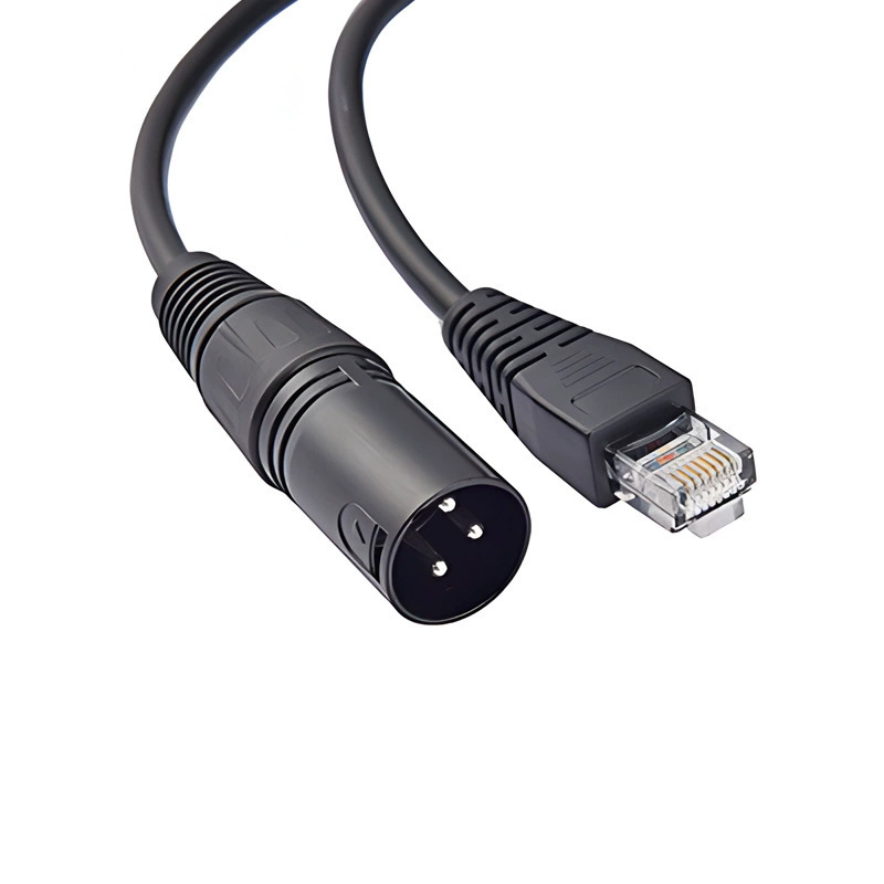 Cannon Sanxin Rotary RJ45 Rotary Wiring Lighting DMX512 Balanced XLR Rotary Net port crystal header