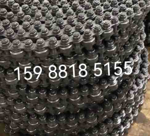 千鸟型链条带滚轮 08BS双侧滚轮倍速链 节距12.7全钢制单倍速链条