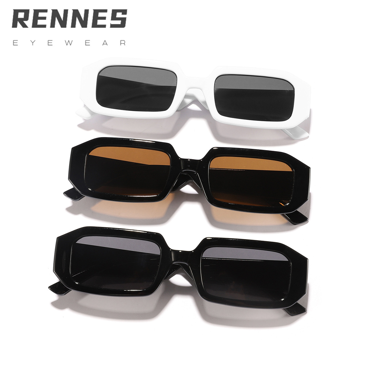 Nuevas gafas de sol a juego cuadradas europeas y americanas transfronterizas