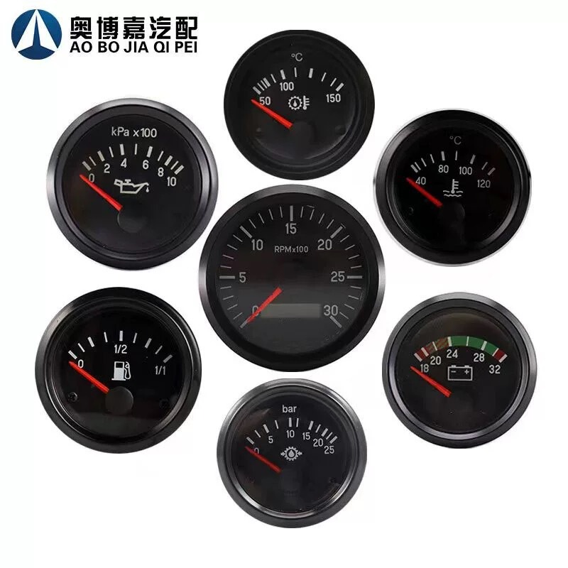 Diesel Generator Set, Shantui Bulldozer Inductive Pointer-Type Oil Pressure Gauge, Water Temperature Gauge, Oil Temperature Gauge, Fuel Voltage Meter Diesel Generator Set, Shantui Bulldozer Inductive Pointer-Type Oil Pressure Gauge, Water Temperature Gauge, Oil Temperature Gauge, Fuel Voltage Meter