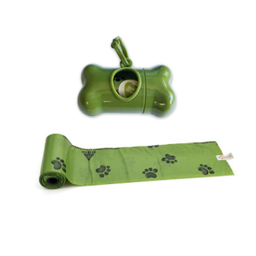 Pet Supplies Green Grass Color Dog Print Poop Bags Pet Cleaning Bags Biodegradable Outdoor Convenient Pet Bag
