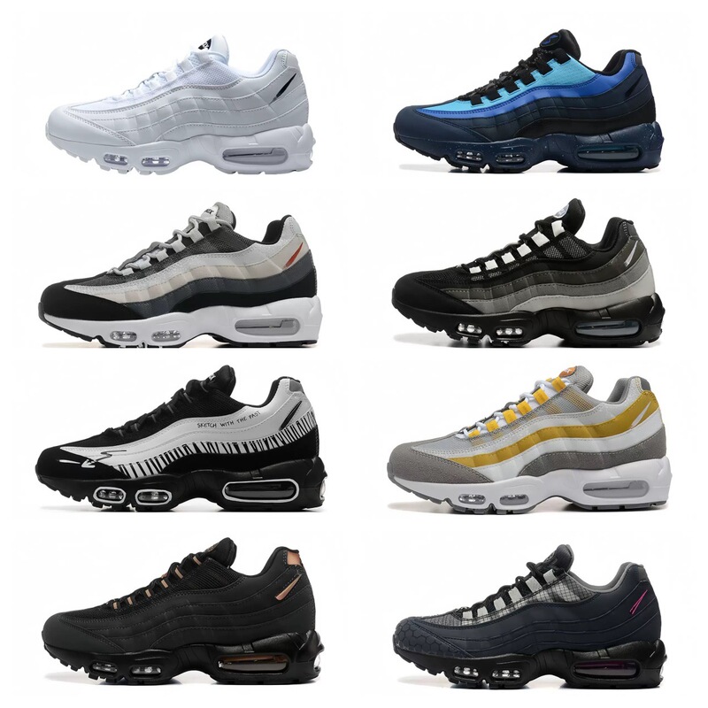 Wholesale Putian Shoes Max95 Classic Sports Running Shoes Air Cushion Men's and Women's Jogging Retro Heightening Cushioning Running Shoes